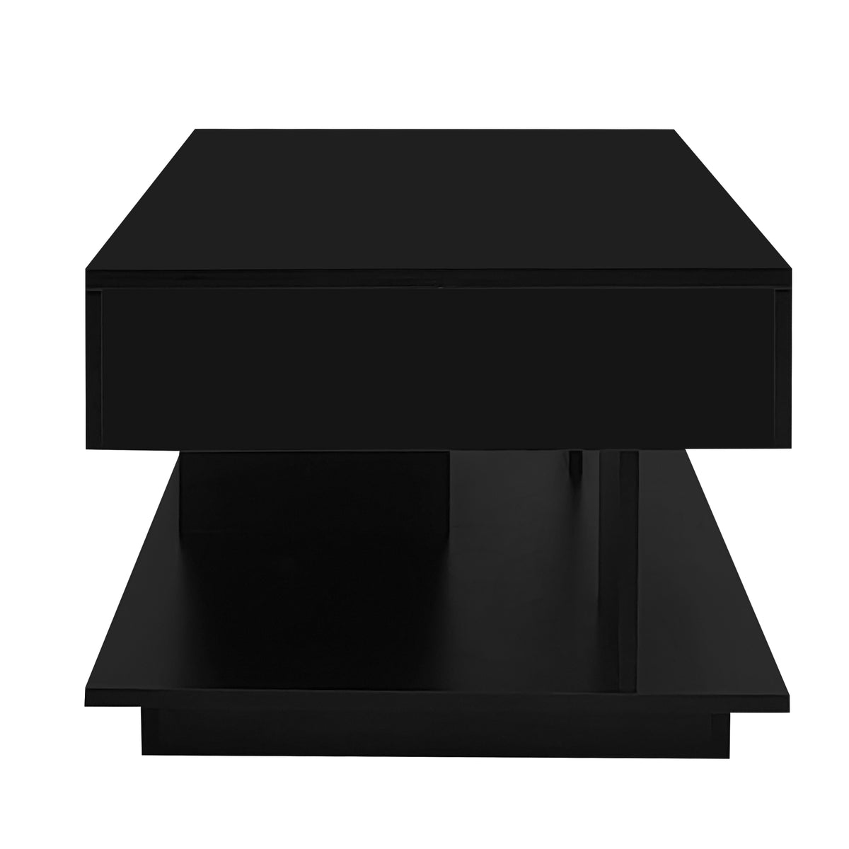 variant-group:rf-n724p290061b|Roomfitters Extendable Coffee Table with Hidden Storage and Compartments, Adjustable Multifunctional Center Table, Black