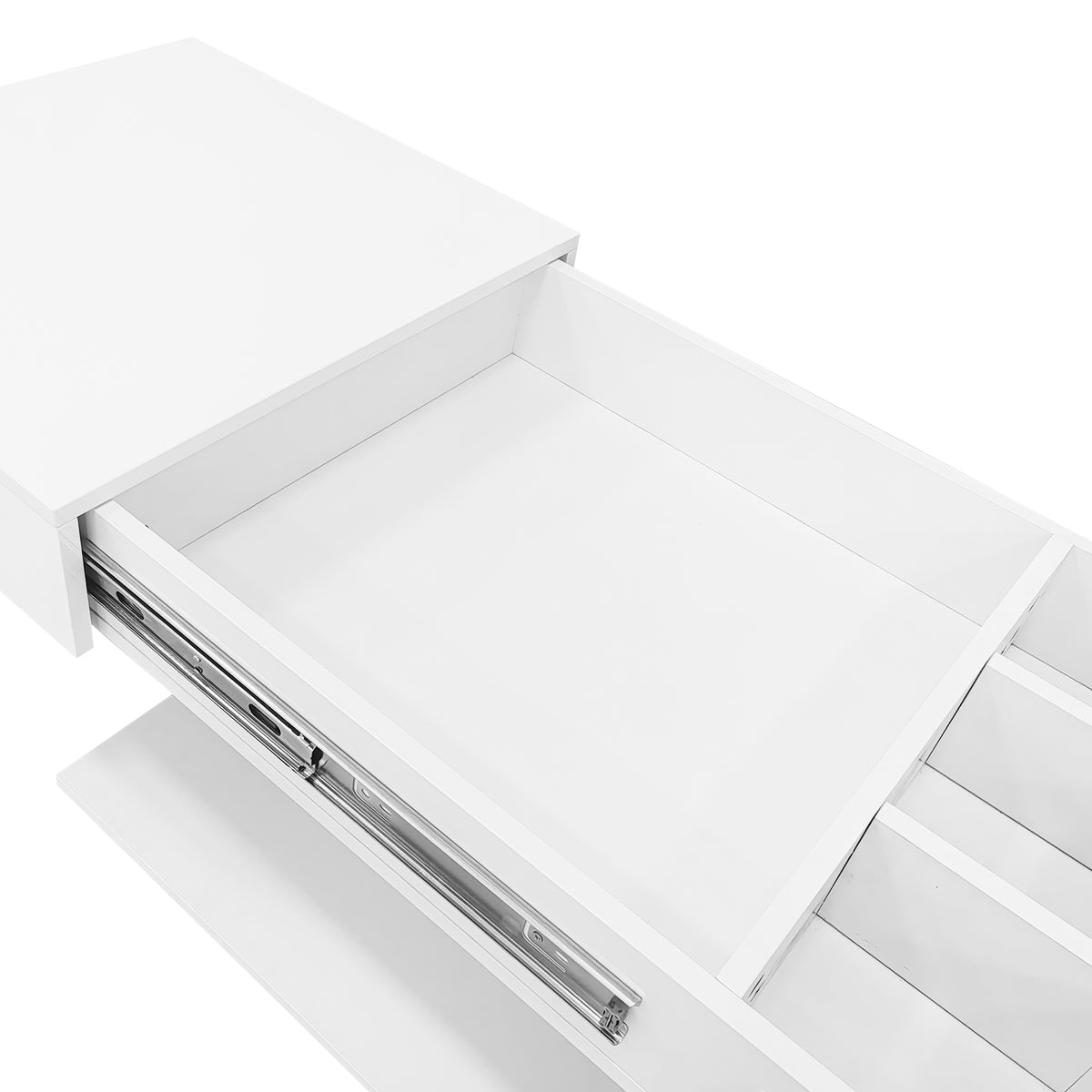 variant-group:rf-n724p290061k|Roomfitters Extendable Coffee Table with Hidden Storage and Compartments, Adjustable Multifunctional Center Table, White