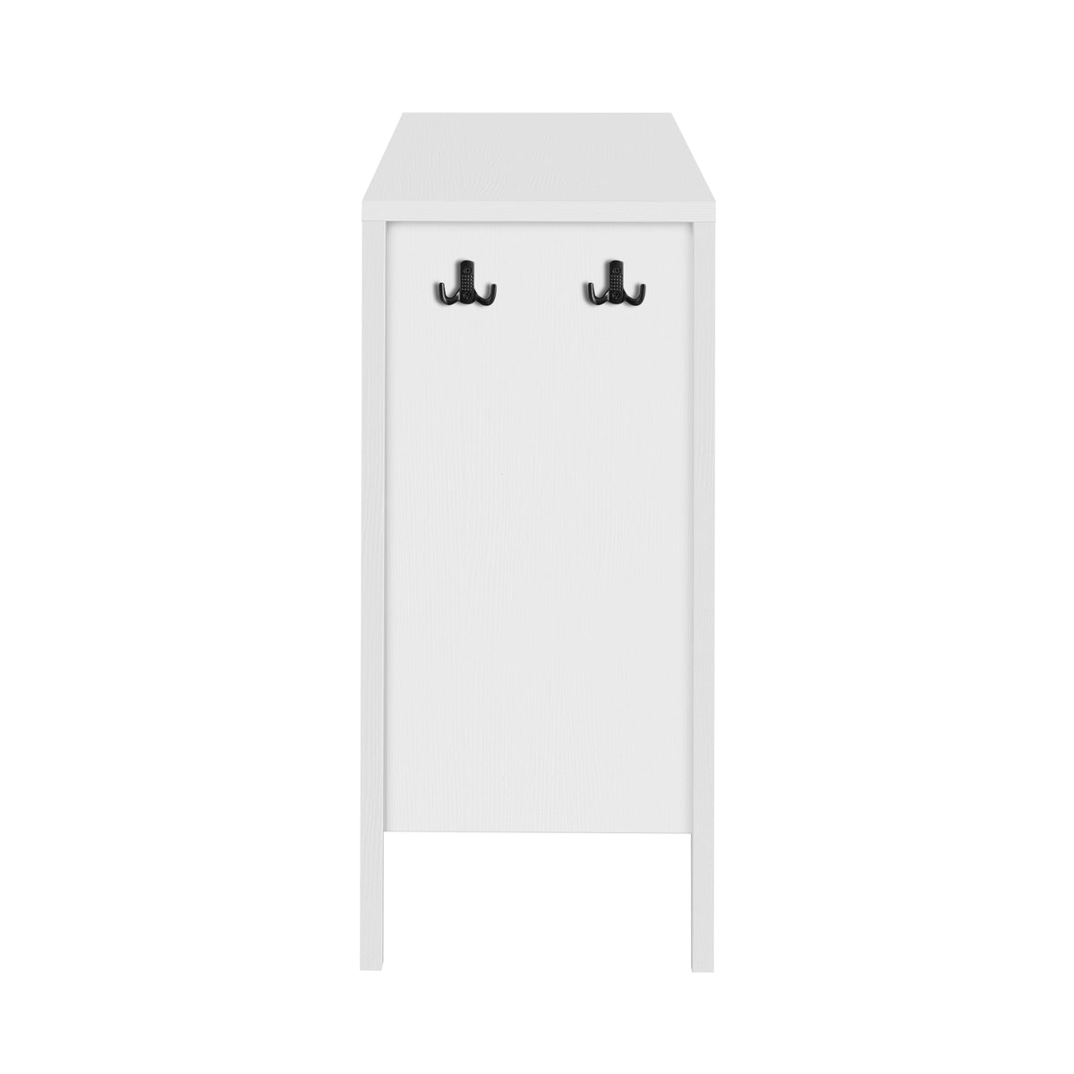 variant-group:rf-n711p345170k|Roomfitters 57.5" Sideboard Buffet Cabinet with 3 Door Mid-century Modern Fluted Storage for Kitchen & Dining Room, White