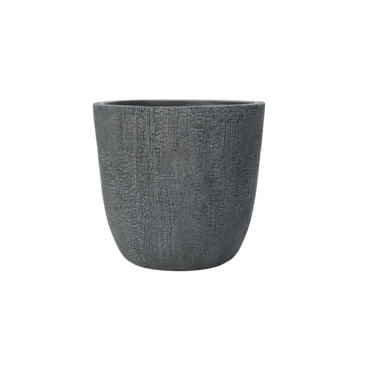 variant-group:rf-n711p406660e|Roomfitters Lightweight MGO Planter Set of 3, Round Weather Resistant Outdoor Indoor Flower Pots for Garden Patio, Gray