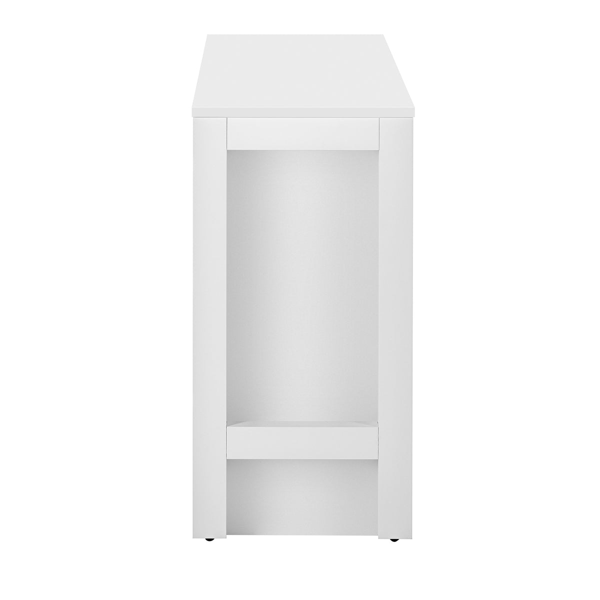 variant-group:rf-n711p334768k|Roomfitters Extendable Sideboard Buffet Cabinet with Storage, Multifunctional Console Table for Dining Room, White
