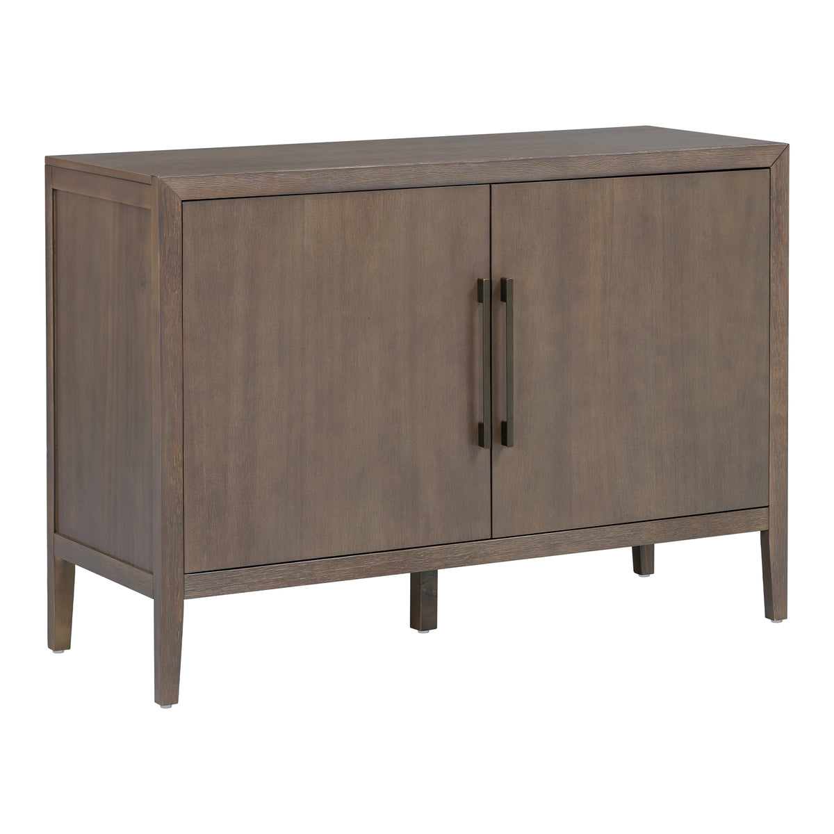 variant-group:rf-n711p410389d|Roomfitters 47.25-Inch Farmhouse Sideboard, 2-Door Buffet Cabinet, Medium Brown Wooden Storage Console, Metal Handles