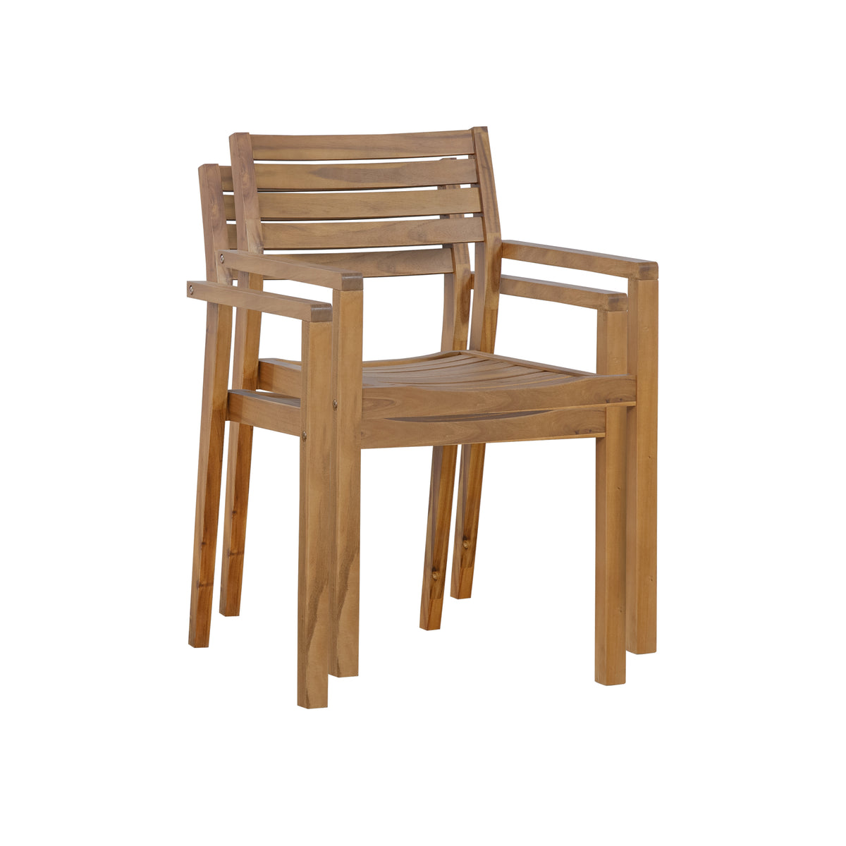 variant-group:rf-n711wy000477aao|Roomfitters Farmhouse 5-Piece Outdoor Dining Set for 4, 59-Inch Rectangular Table, Umbrella Hole, Natural Wood Patio