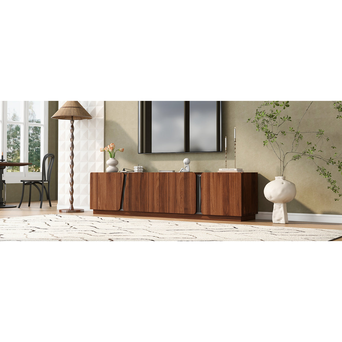 variant-group:rf-n724p426854d|Roomfitters Modern Storage Cabinet Credenza TV Media Console, Tiger Finish