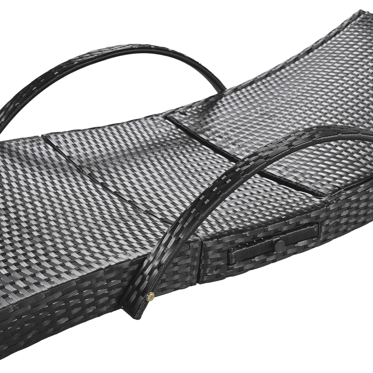 variant-group:rf-n707wf321204aab|Roomfitters 80" Outdoor Wicker Chaise Lounge Chairs, Set of 2, Reclining Patio Chairs with Pull-Out Table, Black