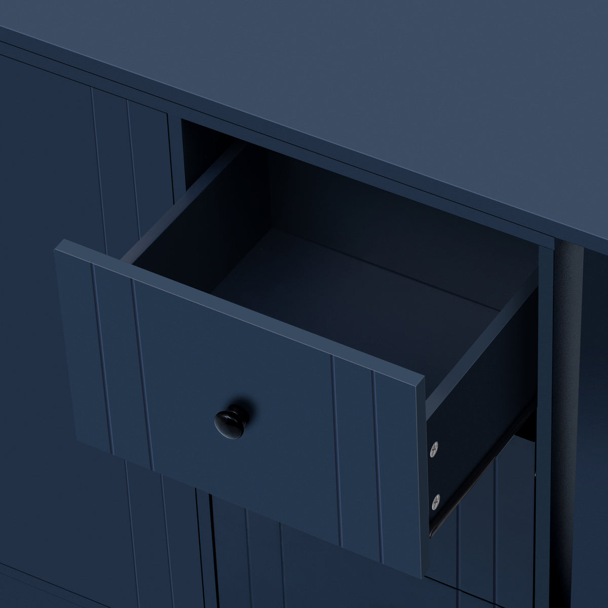 variant-group:rf-n711p334768v|Roomfitters Extendable Sideboard Buffet Cabinet with Storage, Multifunctional Console Table for Dining Room, Navy Blue