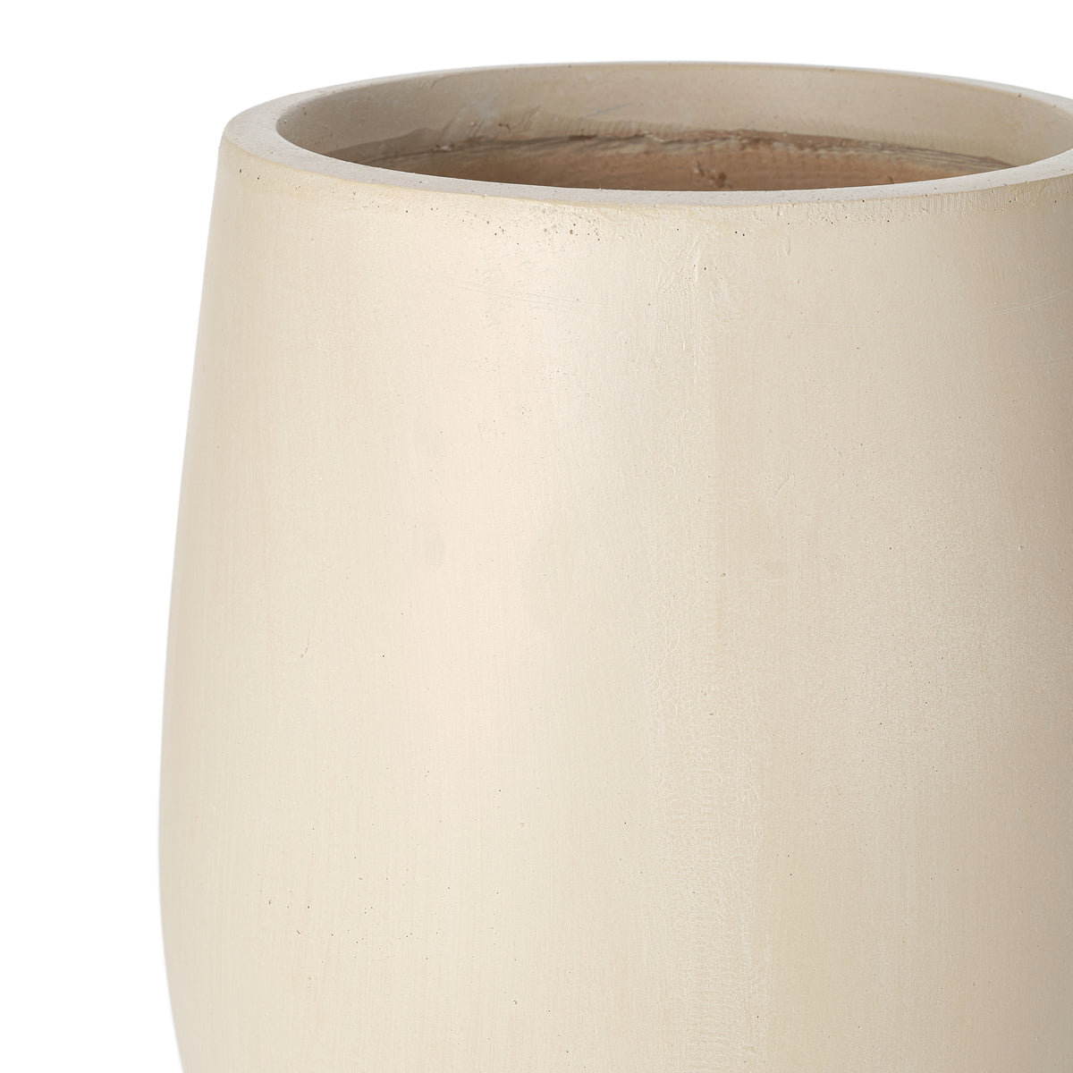 variant-group:rf-n711p406658a|Roomfitters Lightweight Round MGO Planter Set, 3-Piece Graduated Outdoor Flower Pots, Beige Weather-Resistant Urns