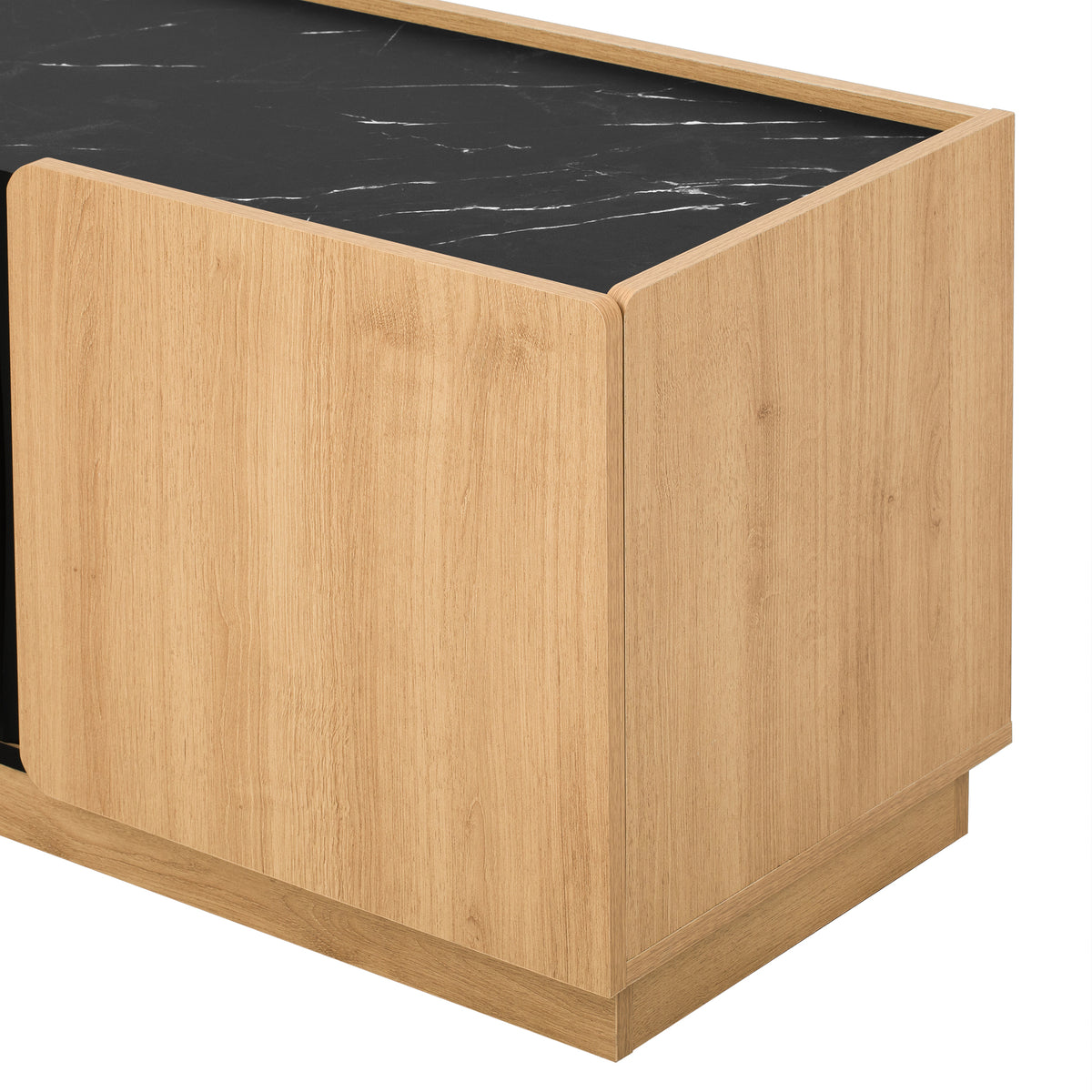 variant-group:rf-n724p426854m|Roomfitters Modern Storage Cabinet Credenza TV Media Console, Oak Finish