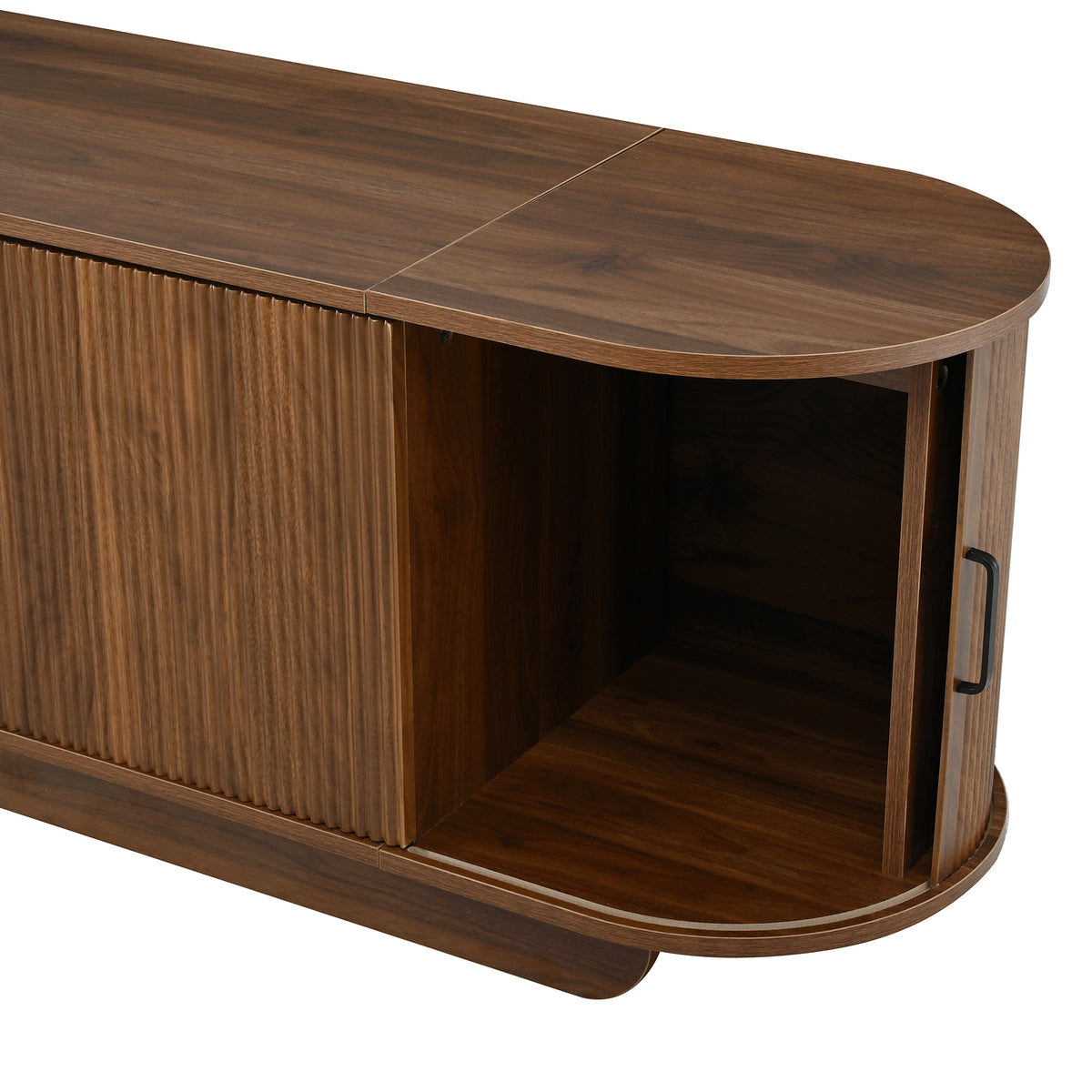 variant-group:rf-n724p420628d|Roomfitters American Style TV Stand Console with Hidden Sliding Doors, Antique Brown