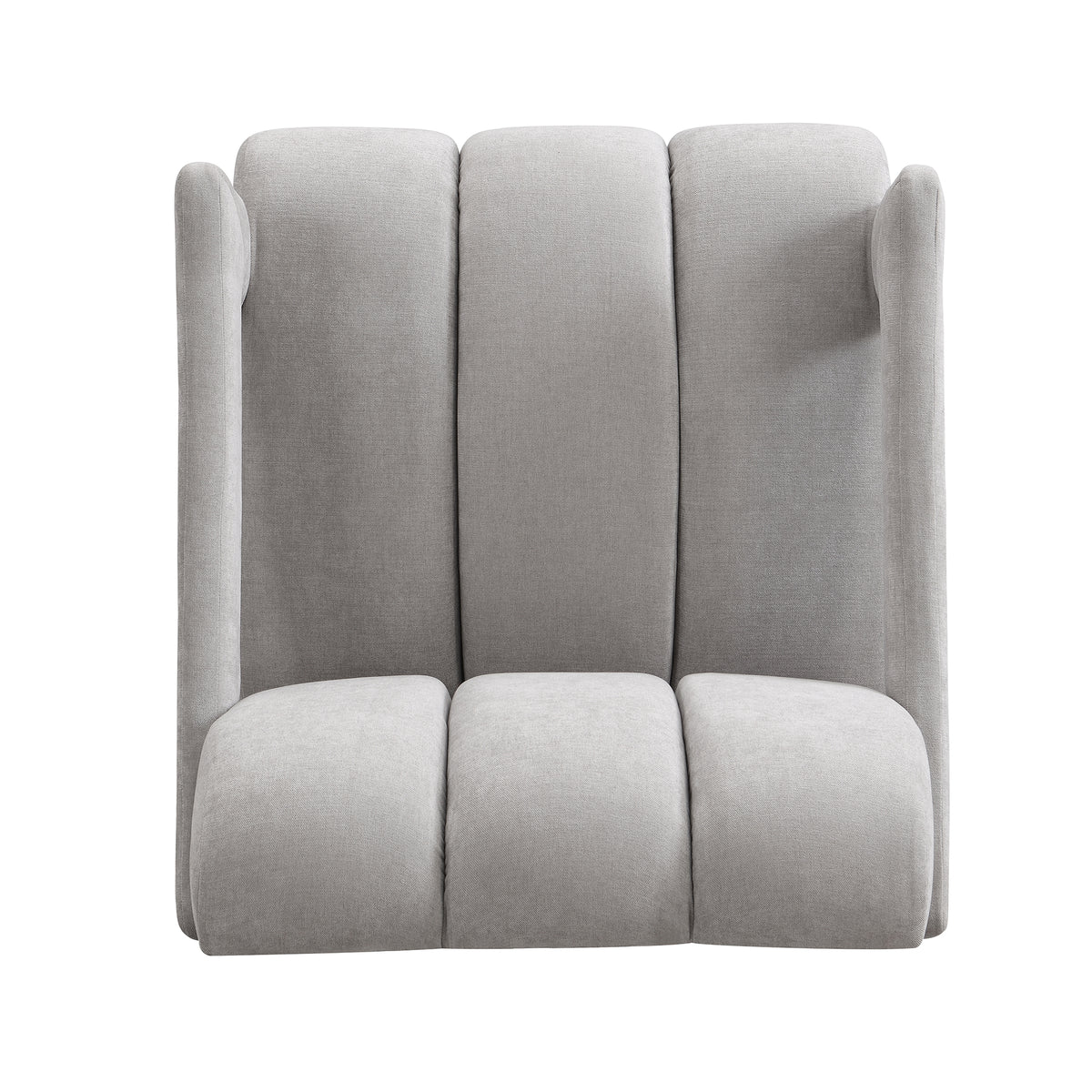 variant-group:rf-n724sj000138aae|Roomfitters Modern Minimalist Armchairs with L-Shaped Armrests and Polyester Upholstery, Set of 2, Gray