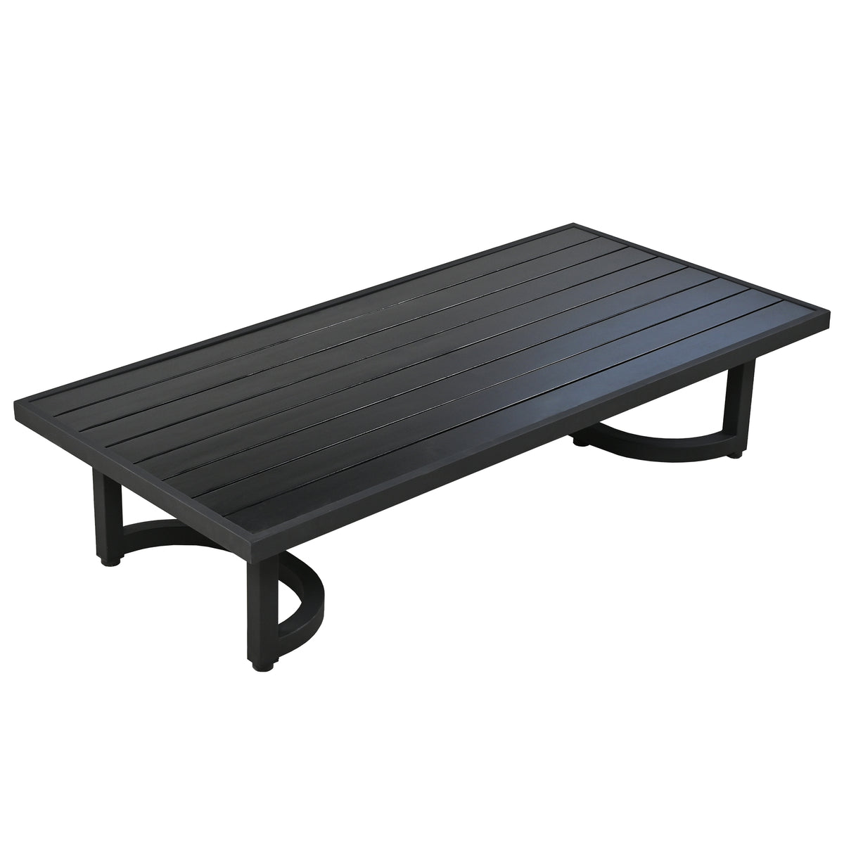 variant-group:rf-n711wy000470aae|Roomfitters 4-Piece Outdoor Steel Sofa Set with Coffee Table, 3-Seater Couch and 2 Armchairs for Patio Garden, Gray