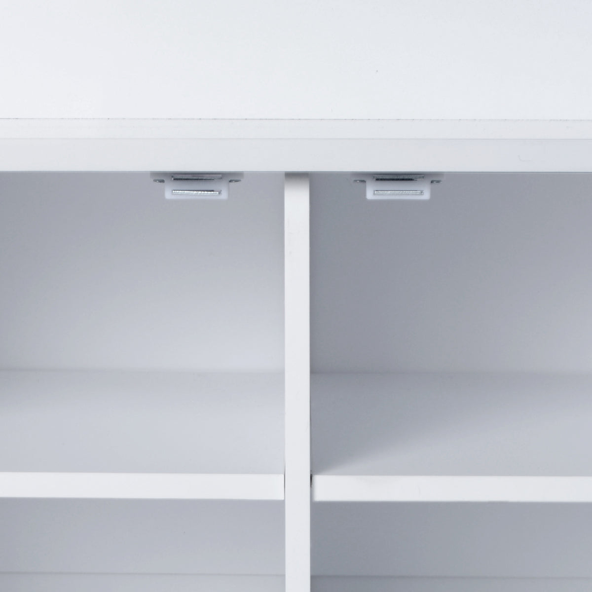 variant-group:rf-n724p264668k|Roomfitters 3-in-1 Entryway Bench with Coat Rack, Adjustable Shelves and 7 Hooks, 43.3" Hall Tree for Entrance or Living Room, White