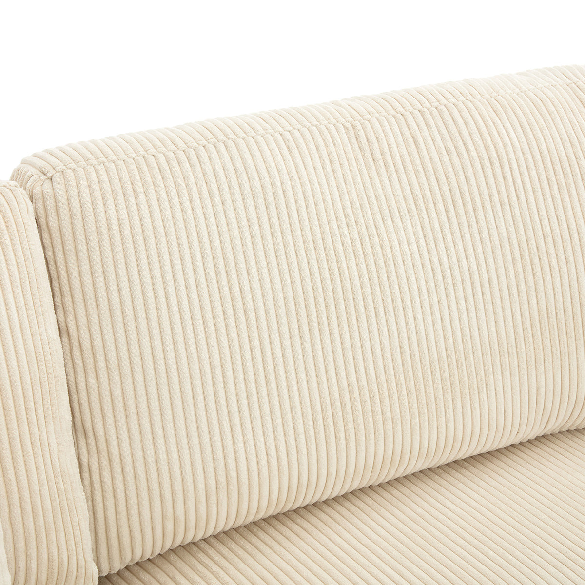 variant-group:rf-n711wy000403aaa|Roomfitters 105'' 3-Seater Sofa with Removable Back Cushions and 5 Pillows for Living Room, Apartment, Spacious Space, Beige