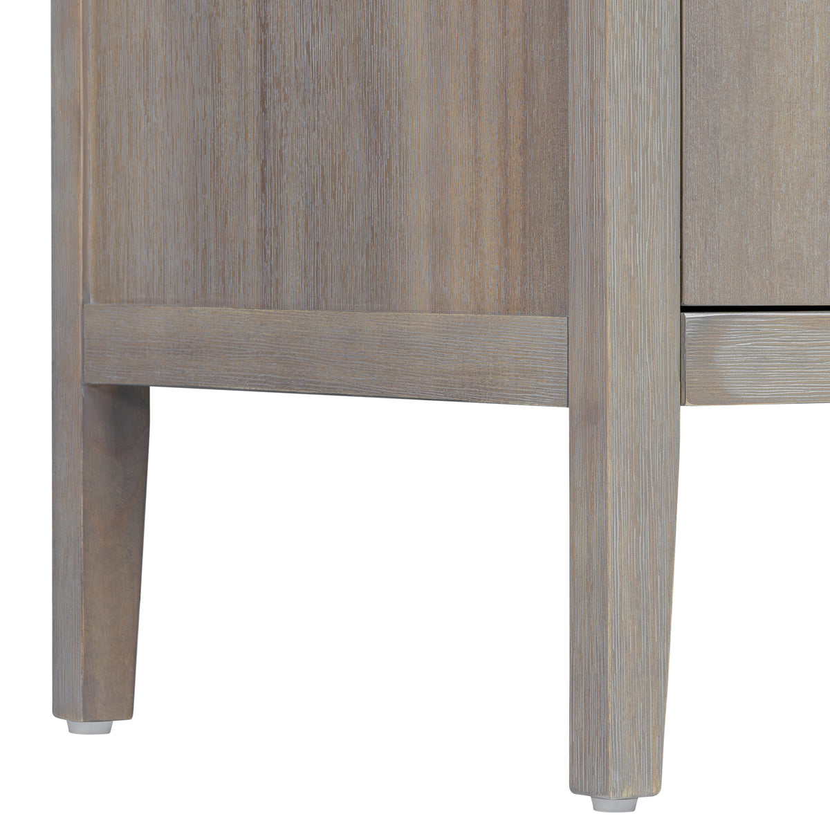 variant-group:rf-n711p410389e|Roomfitters 47.25-Inch Farmhouse Sideboard, 2-Door Buffet Cabinet, Grey Wooden Storage Console, Metal Handles