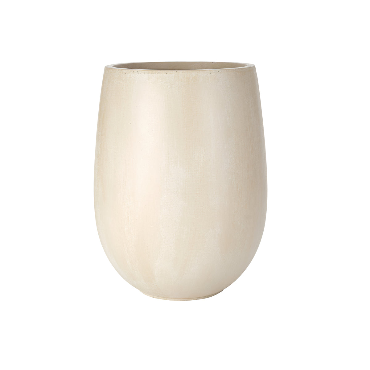variant-group:rf-n711p406658a|Roomfitters Lightweight Round MGO Planter Set, 3-Piece Graduated Outdoor Flower Pots, Beige Weather-Resistant Urns