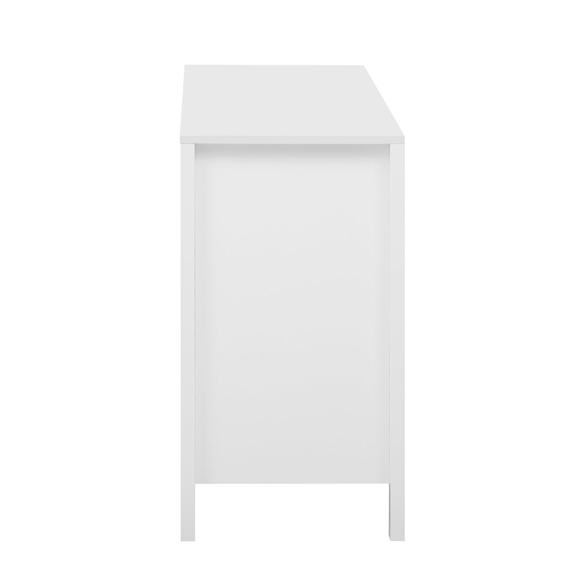 variant-group:rf-n711p269066k|Roomfitters Sideboard Buffet Cabinet with 3 Drawers, Mid-century Modern Fluted Accent Storage for Kitchen & Dining, White