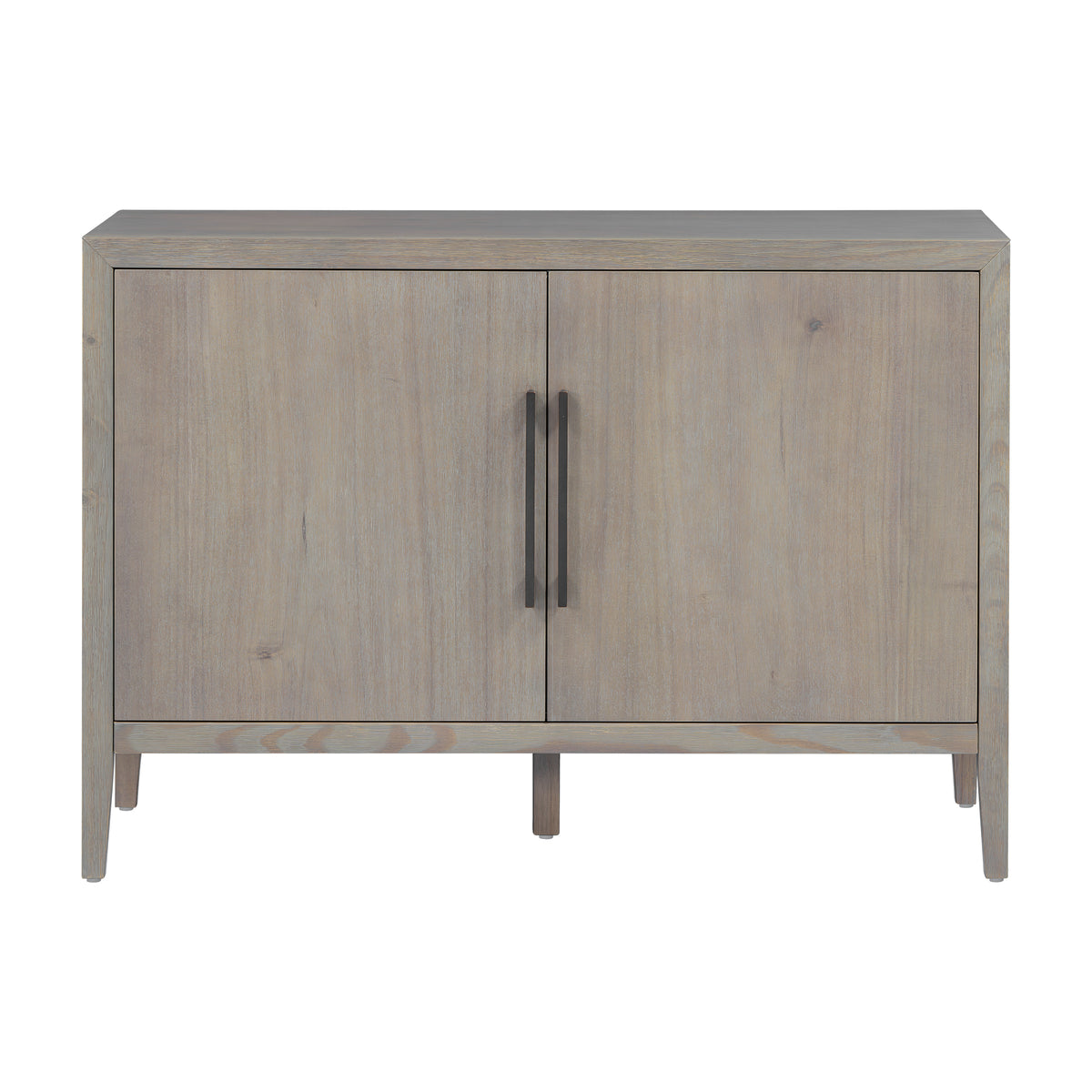 variant-group:rf-n711p410389e|Roomfitters 47.25-Inch Farmhouse Sideboard, 2-Door Buffet Cabinet, Grey Wooden Storage Console, Metal Handles