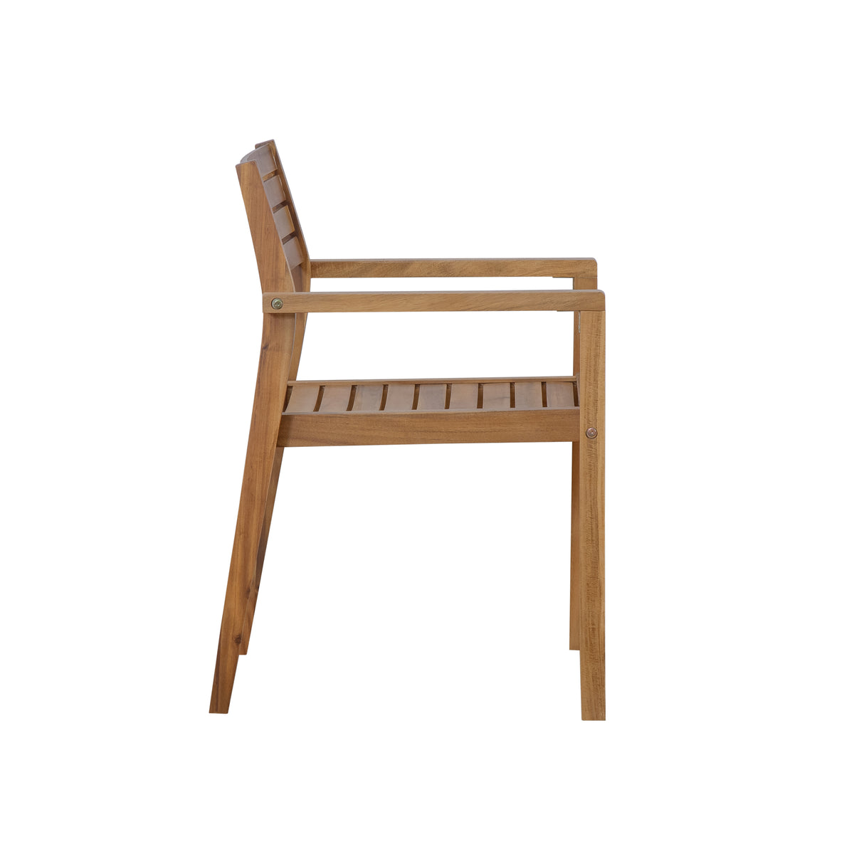 variant-group:rf-n711wy000477aao|Roomfitters Farmhouse 5-Piece Outdoor Dining Set for 4, 59-Inch Rectangular Table, Umbrella Hole, Natural Wood Patio