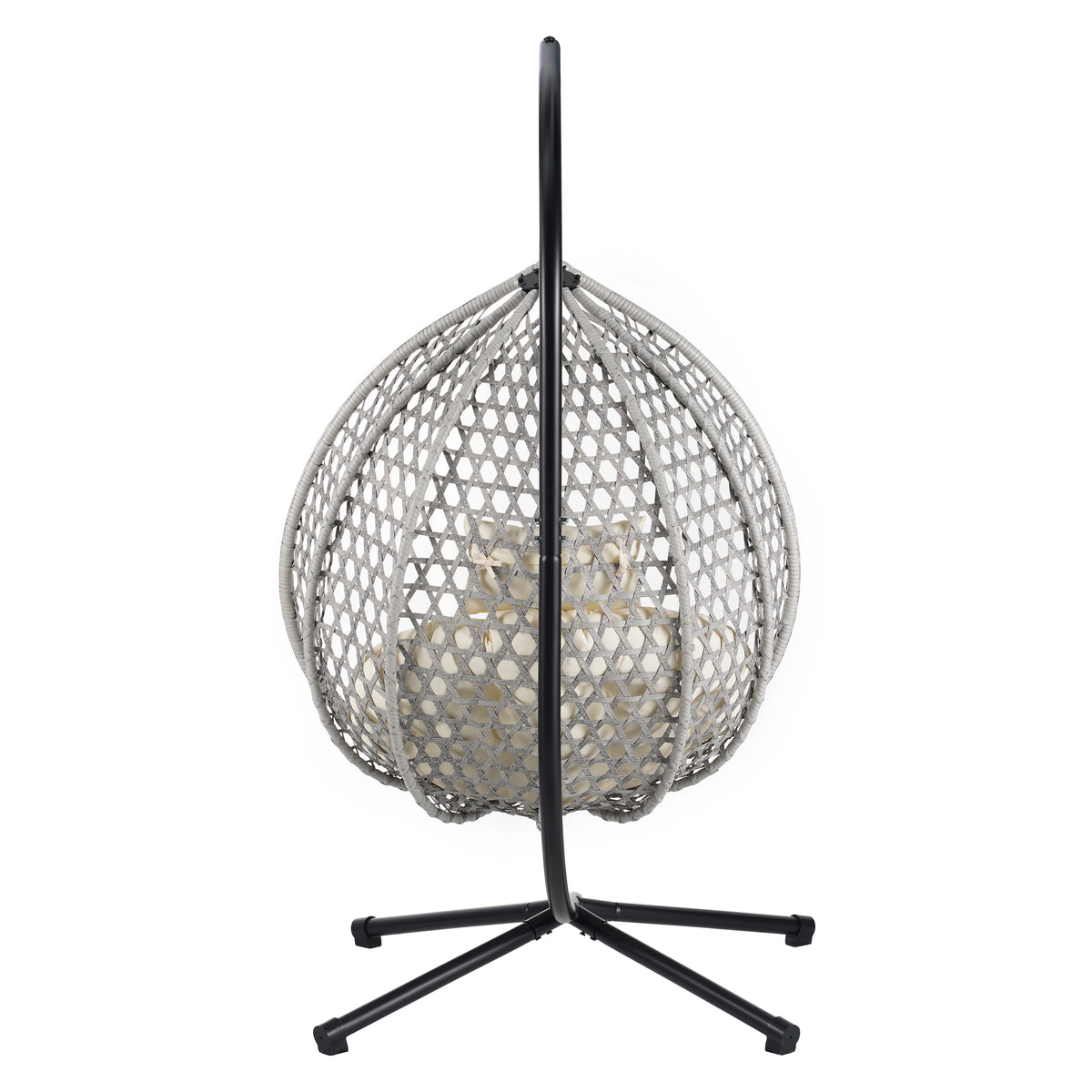 variant-group:rf-n711p255131k|Roomfitters Versatile Hanging Egg Chair for Indoor and Outdoor Use, Gray+Beige