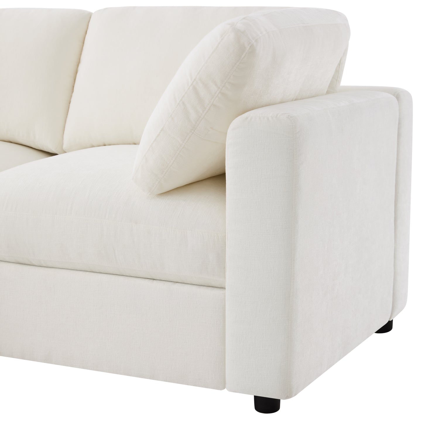 variant-group:rf-n723s9792a|Roomfitters 129 Inch Oversized U-Shaped Modular Sectional Sofa, Large Upholstered Living Room Seating Couch Furniture, White