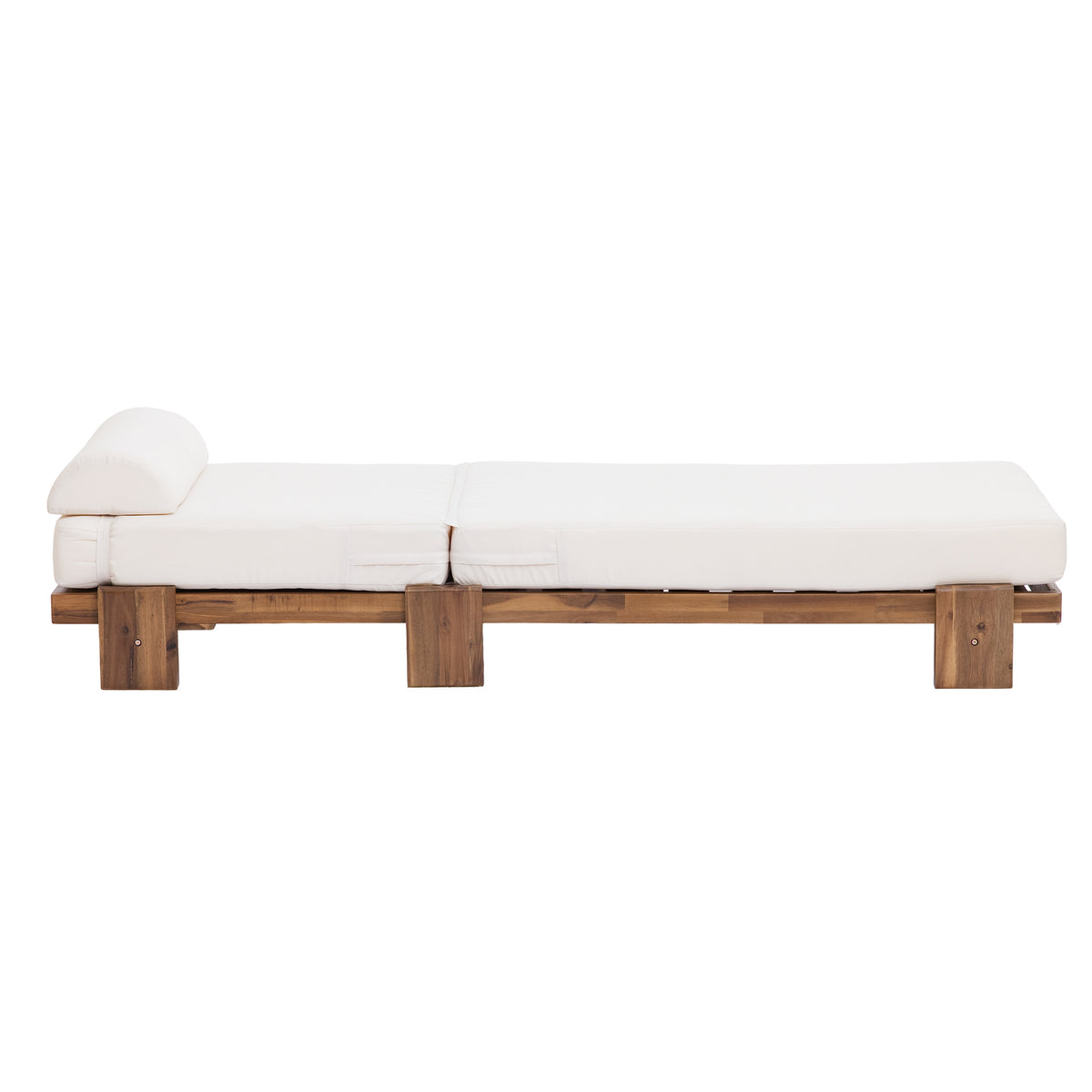 variant-group:rf-n711wy000473aaa|Roomfitters 78.8" Outdoor Patio Chaise Lounge Chair with Adjustable Backrest and Side Table for Poolside & Garden, Beige