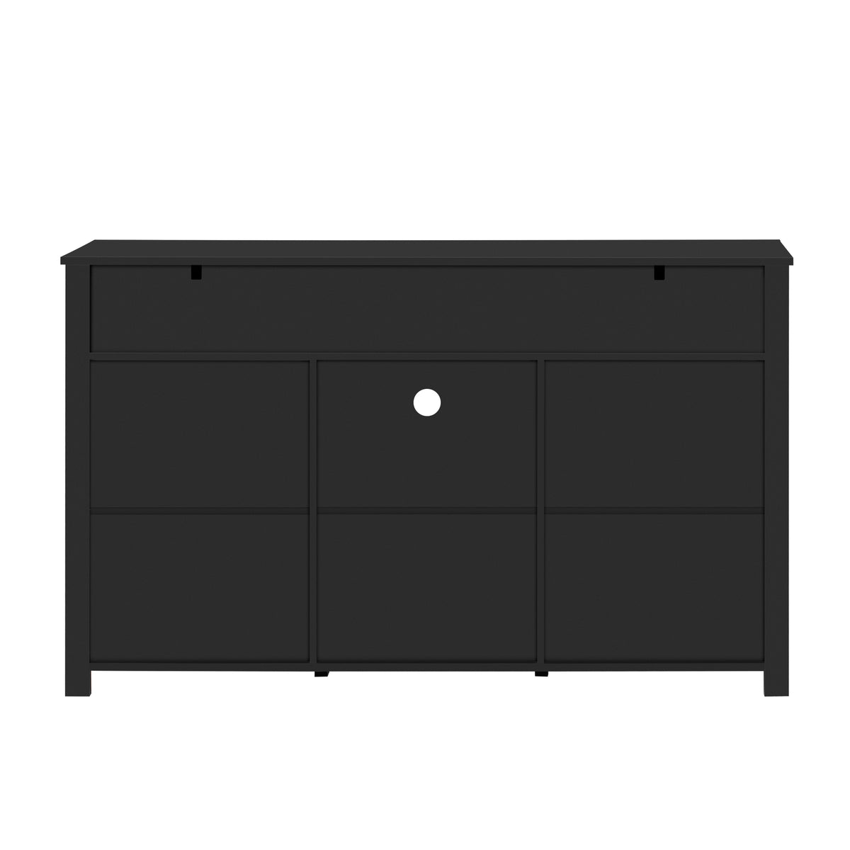 variant-group:rf-n711p347384b|Roomfitters 55" Sideboard Buffet Cabinet with 3 Drawers and Sliding Barn Doors, Farmhouse Storage for Kitchen & Dining, Black