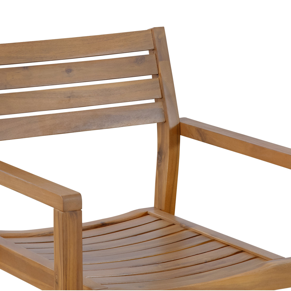 variant-group:rf-n711wy000475aao|Roomfitters 5-Piece Outdoor Dining Set for 4, 47.2-Inch Round Acacia Wood Table, Natural Brown Slatted Patio Group