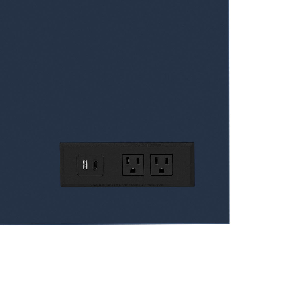 variant-group:rf-n711p347407v|Roomfitters 59" Sideboard Buffet Cabinet with 4 Door & Open Storage, Modern Farmhouse Industrial Coffee Bar Station, Navy Blue