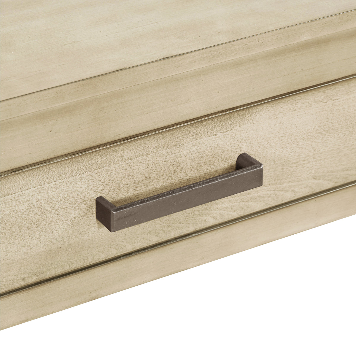 variant-group:rf-n711p410445e|Roomfitters 59.1" Farmhouse Entryway Table with 3 Drawers, Slim Console Sofa Table with Open Shelf for Hallway, Gray