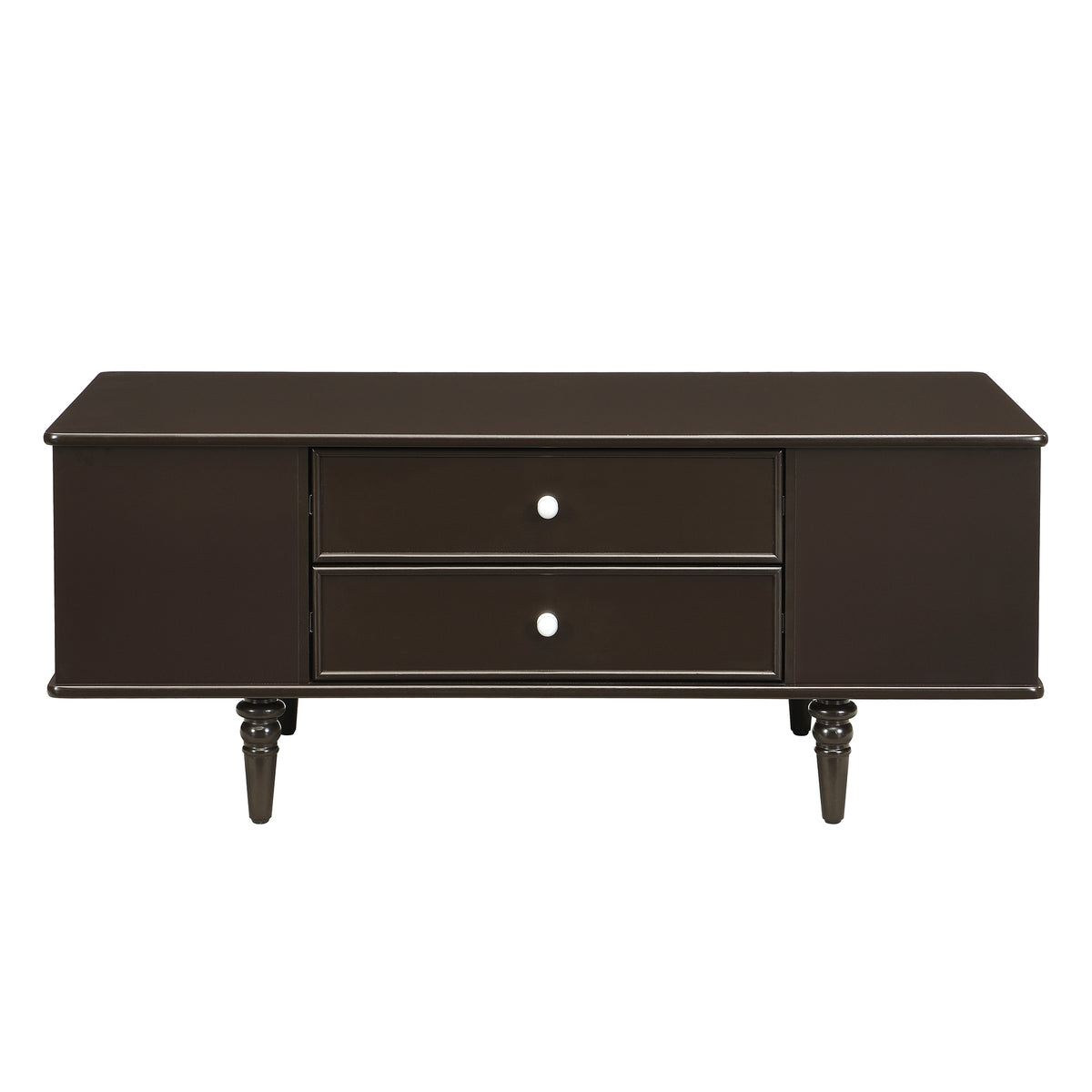 variant-group:rf-n724p286418d|Roomfitters Modern Rectangle Coffee Table with 4 Drawers and Hidden Side Storage, Solid Wood Legs, Brown