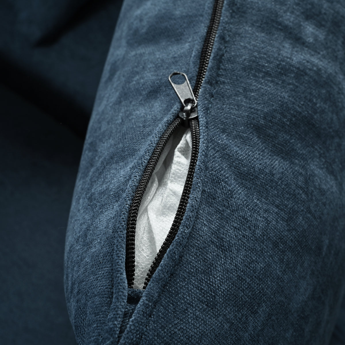 variant-group:rf-n711wy000491aac|Roomfitters 131.3-Inch Modern U-Shaped Sectional Sofa, 6-Seater Linen Blend Couch, 2 Storage Ottomans, Pit Lounge, Dark Blue