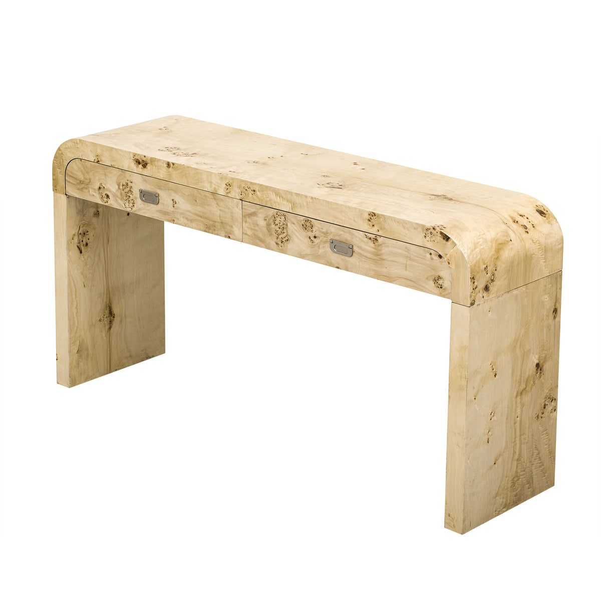 variant-group:rf-n711p216235a|Roomfitters Modern Entryway Table with Burl Wood Veneer, Ideal for Entryway, Hallway, Living Room, Foyer, or Corridor, Natural