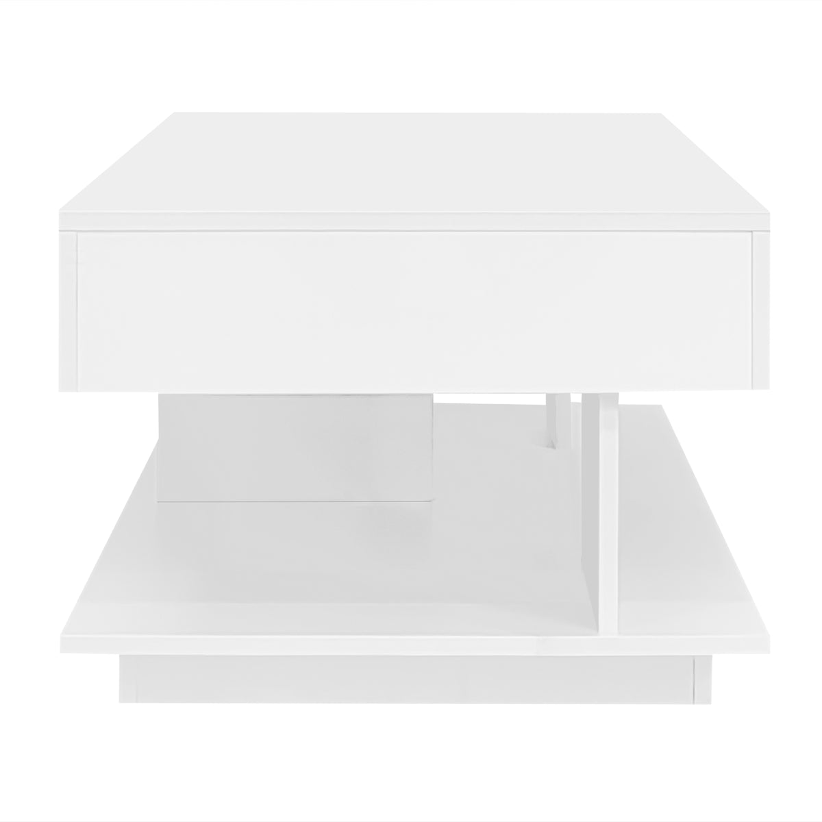 variant-group:rf-n724p290061k|Roomfitters Extendable Coffee Table with Hidden Storage and Compartments, Adjustable Multifunctional Center Table, White