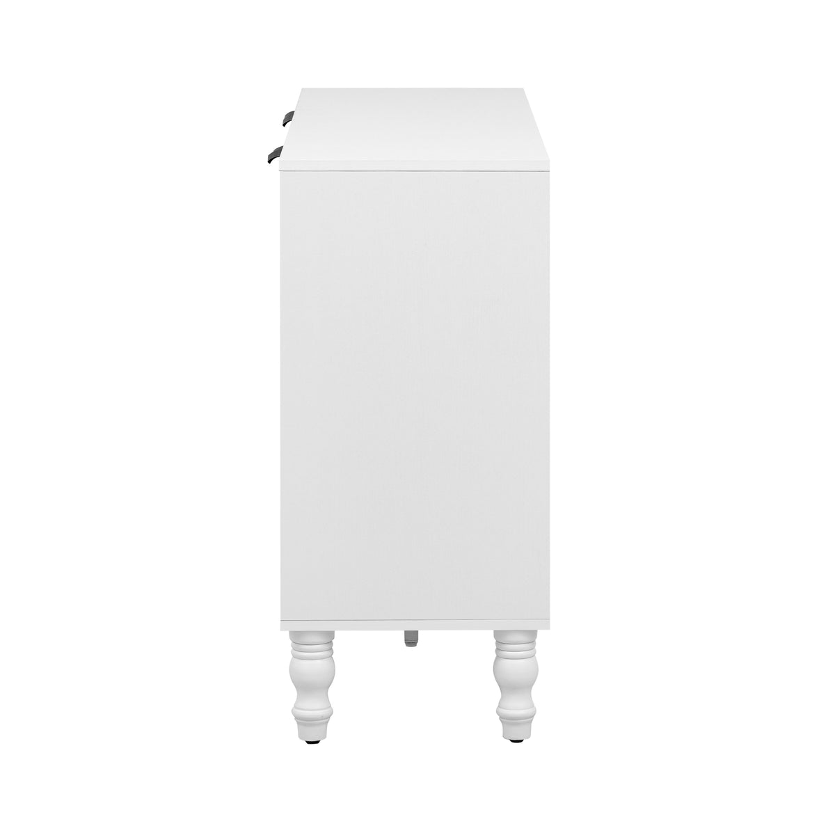 variant-group:rf-n724p233372k|Roomfitters Modern TV Stand for up to 43 Inch TV, Entertainment Console with Storage Compartments and Wood Legs, White