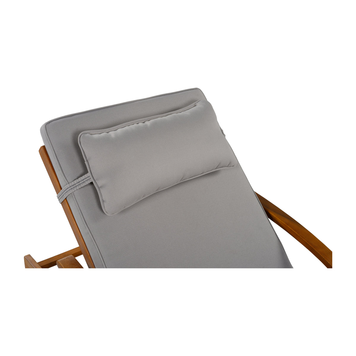 variant-group:rf-n711p415859e|Roomfitters Contemporary Slate Grey Acacia Wood Outdoor Chaise Lounge Chair, Poolside Recliner, Retractable Tray