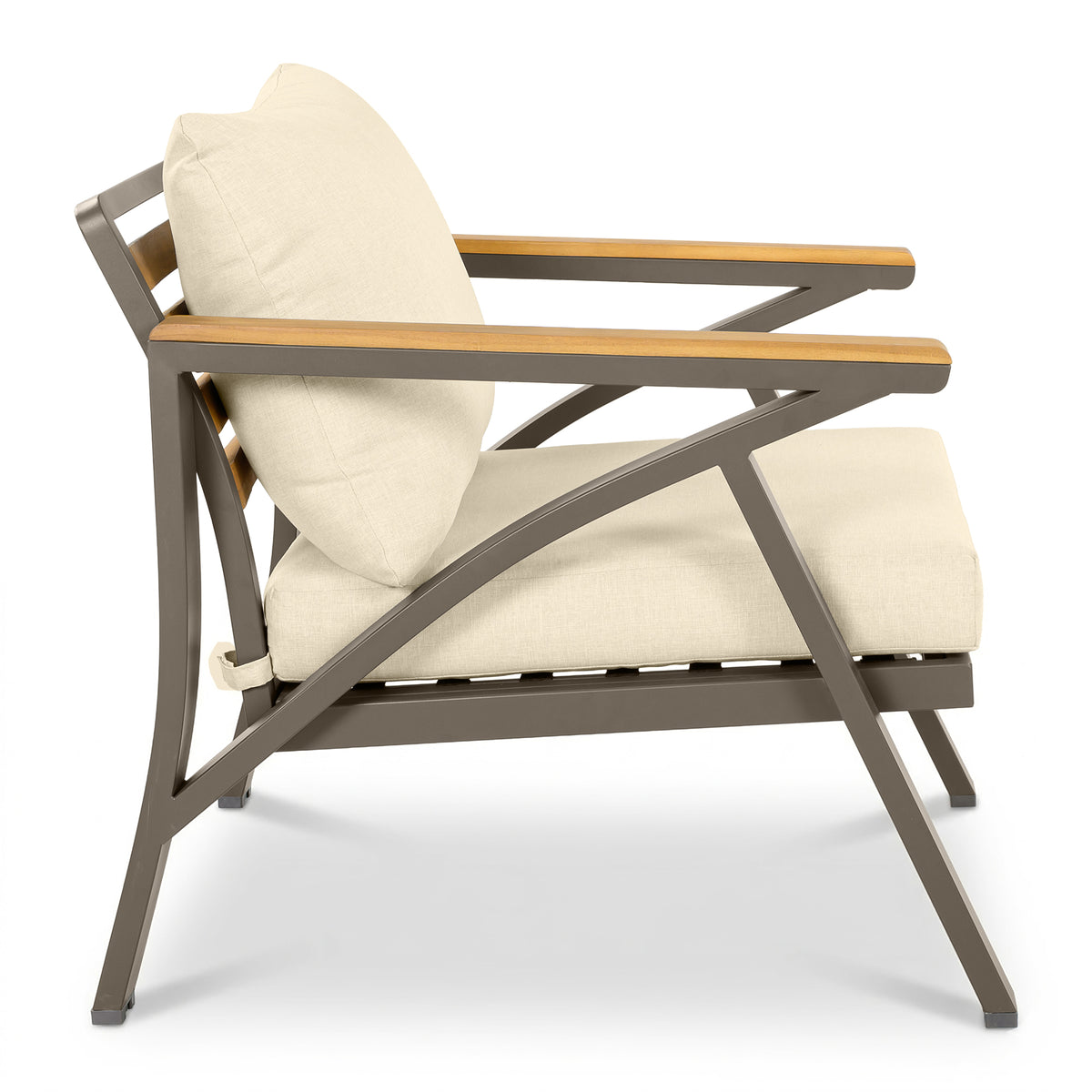 variant-group:rf-n704g201256a|Roomfitters 6-Piece Steel Conversation Set with 3-Seat Sofa Multi-Functional Ottomans and Acacia Wood Table Beige