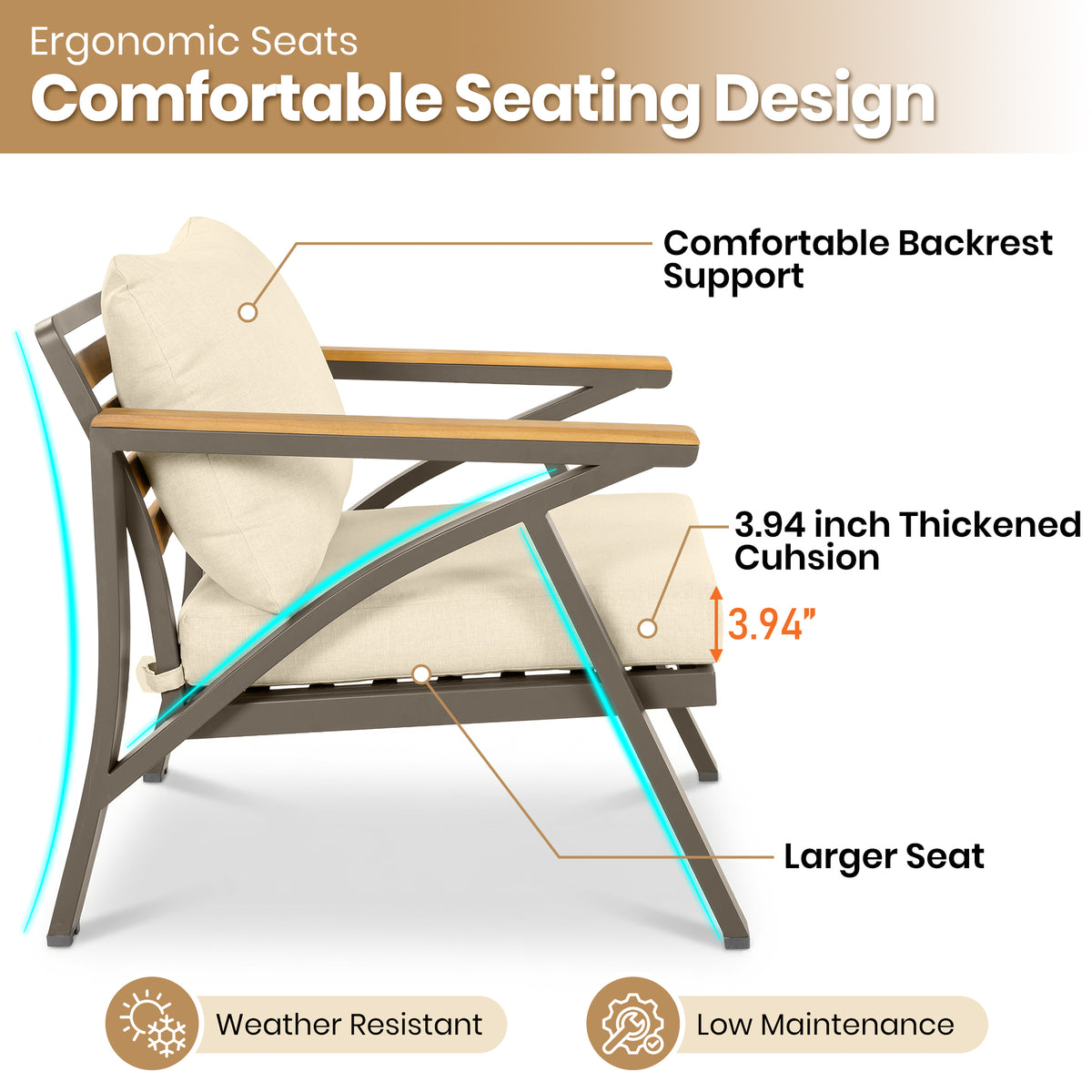 variant-group:rf-n704g201256a|Roomfitters 6-Piece Steel Conversation Set with 3-Seat Sofa Multi-Functional Ottomans and Acacia Wood Table Beige