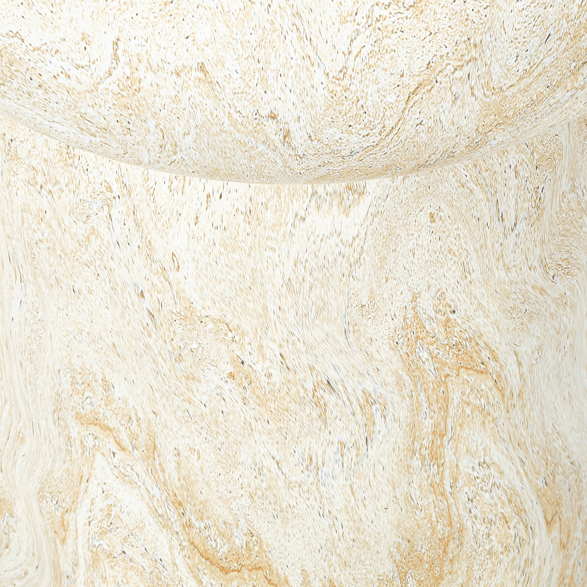 variant-group:rf-n711p422070m|Roomfitters Modern Yellow Mushroom Concrete Side Table, Geometric Pedestal End Table, MgO Travertine Texture Stool
