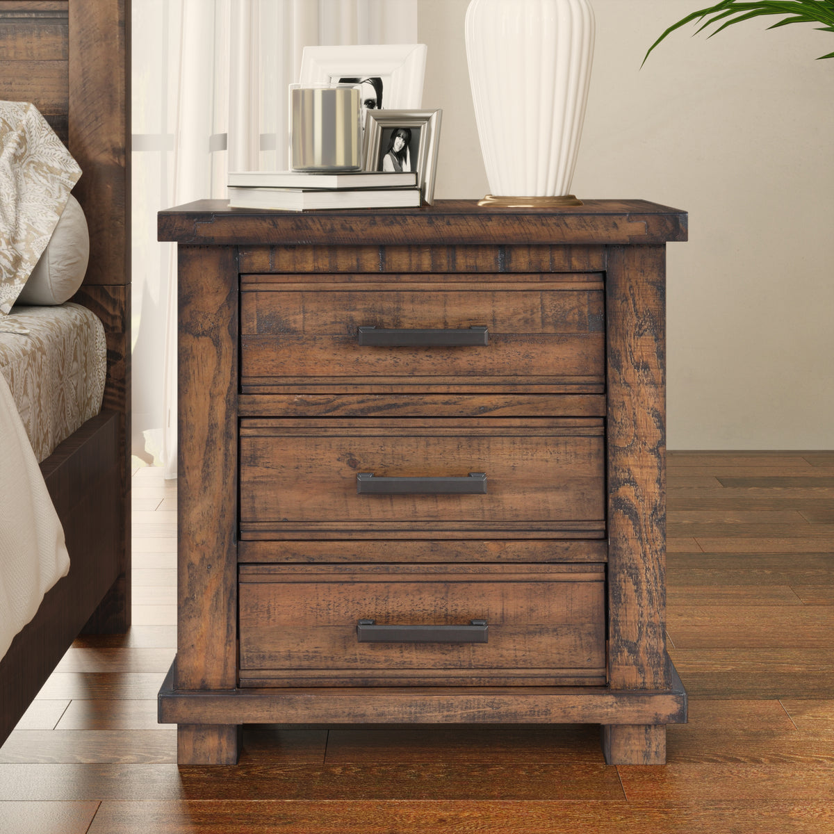 variant-group:rf-n701p455591d|Roomfitters 3 Drawer Reclaimed Solid Wood Farmhouse Nightstand Side Table, Rustic Bedside End Accent Furniture, Natural
