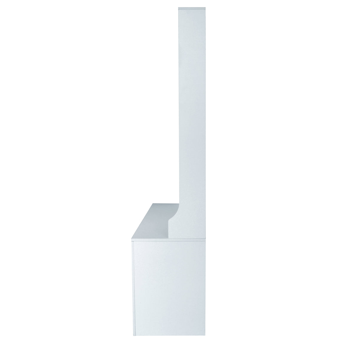 variant-group:rf-n724p264668k|Roomfitters 3-in-1 Entryway Bench with Coat Rack, Adjustable Shelves and 7 Hooks, 43.3" Hall Tree for Entrance or Living Room, White