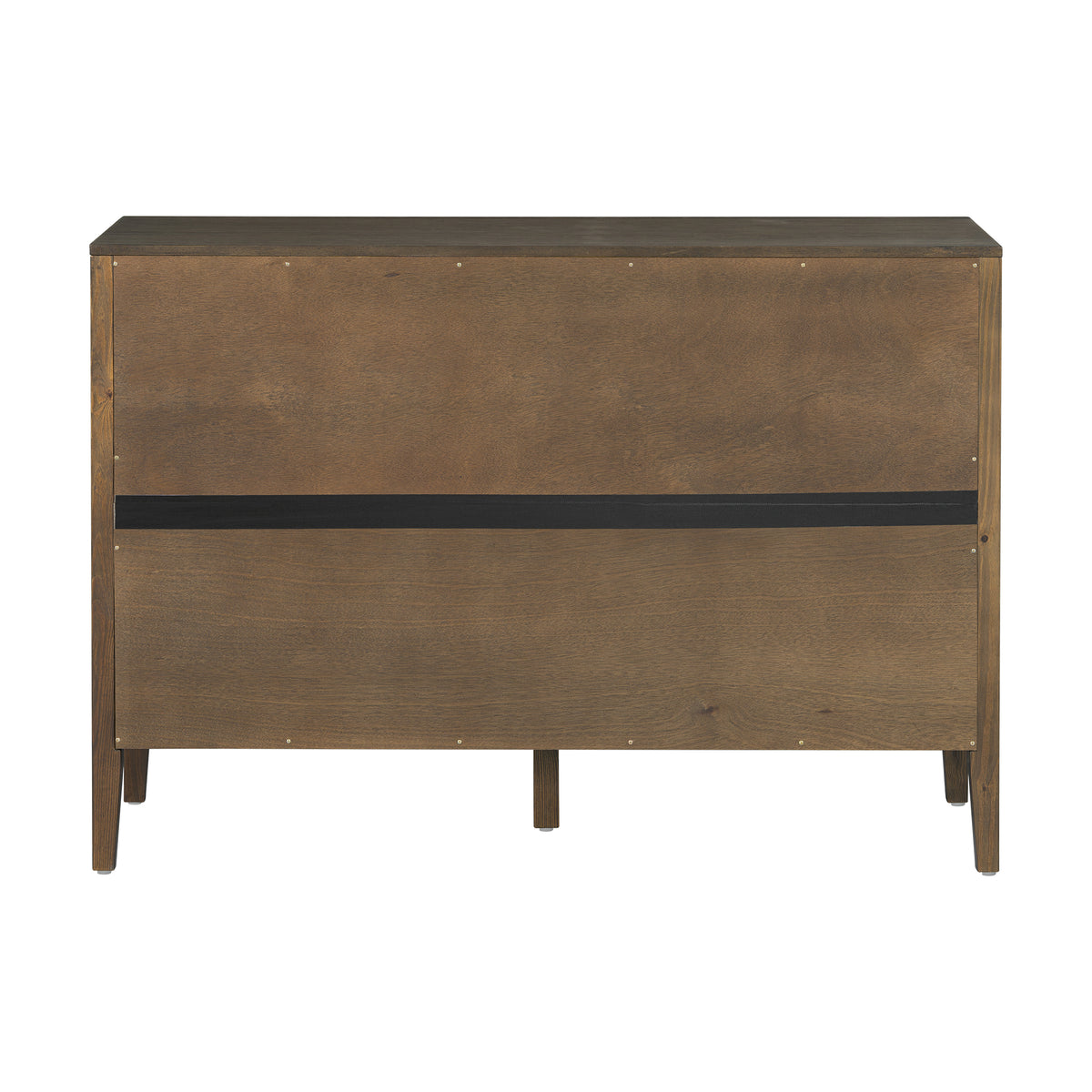 variant-group:rf-n711p410389b|Roomfitters 47.25-Inch Farmhouse Sideboard, 2-Door Buffet Cabinet, Dark Brown Wooden Storage Console, Metal Handles