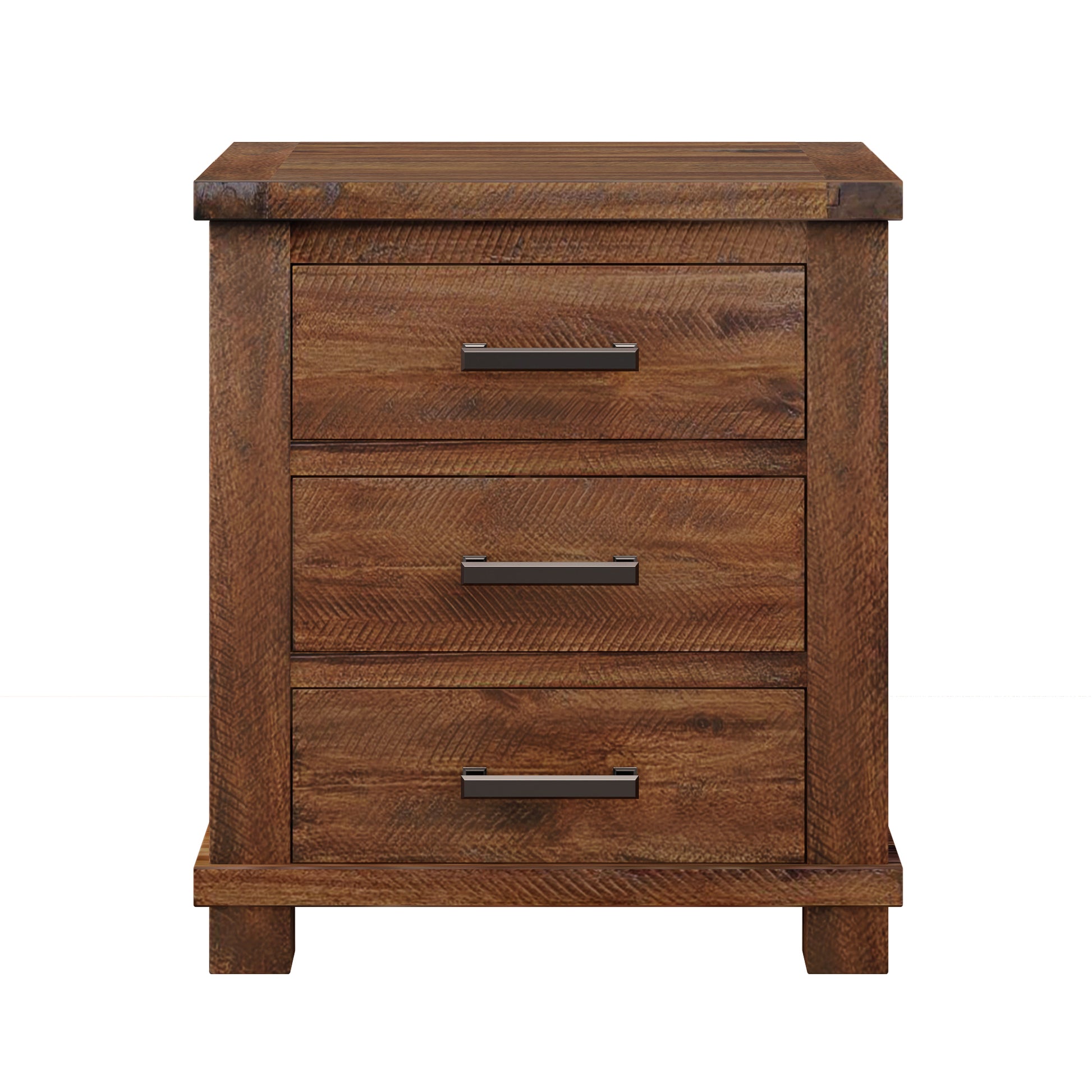 variant-group:rf-n701bs701p455591d|Roomfitters 3 Drawer Reclaimed Solid Wood Farmhouse Nightstand Set of 2, Rustic Bedside End Side Accent Table, Natural