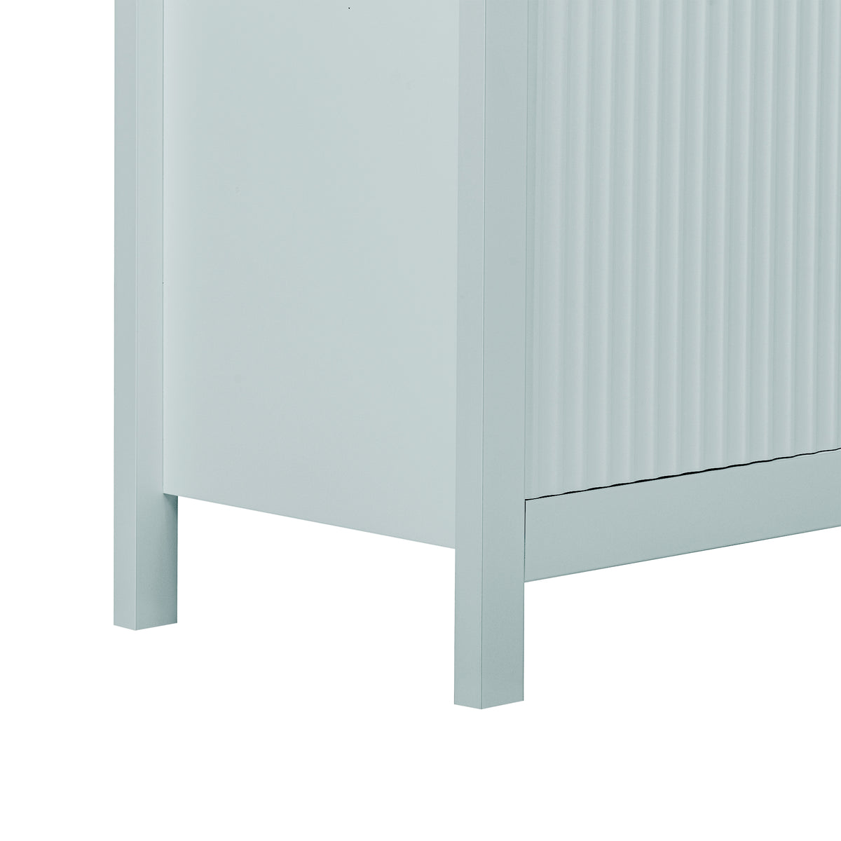 variant-group:rf-n711p269066c|Roomfitters Sideboard Buffet Cabinet with 3 Drawers, Mid-century Modern Fluted Accent Storage for Kitchen & Dining, Cyan