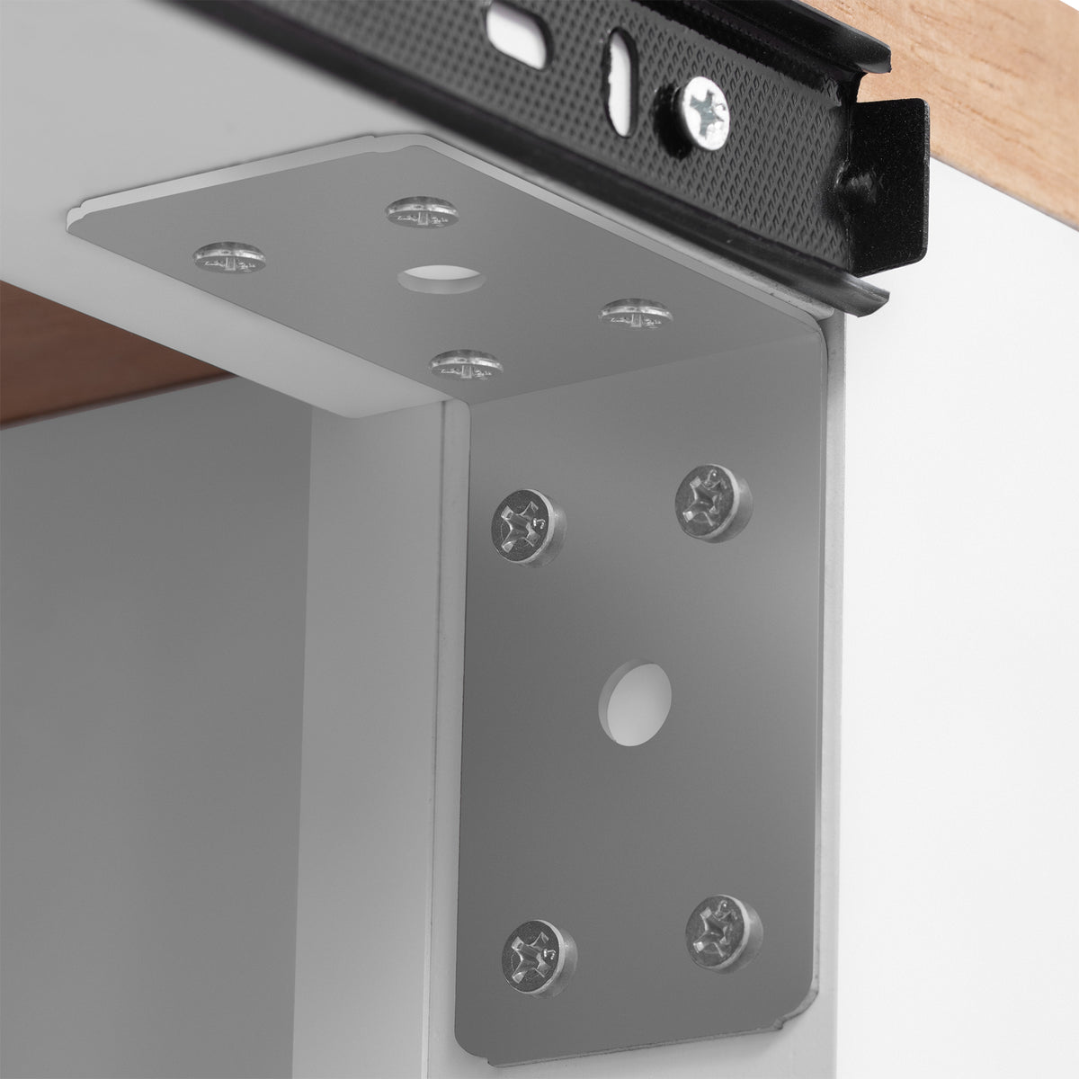 variant-group:rf-n707p215327w|Roomfitters 47" Kitchen Island with Extendable Dining Table, Storage Cabinet, Power Outlet, Rubber Wood Veneer, White
