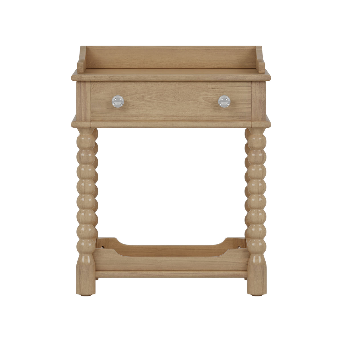 variant-group:rf-n733p206240m|Roomfitters Retro Nightstand Bedside Table with Open Shelf and Storage Compartment, Metal Handle Accent, Natural