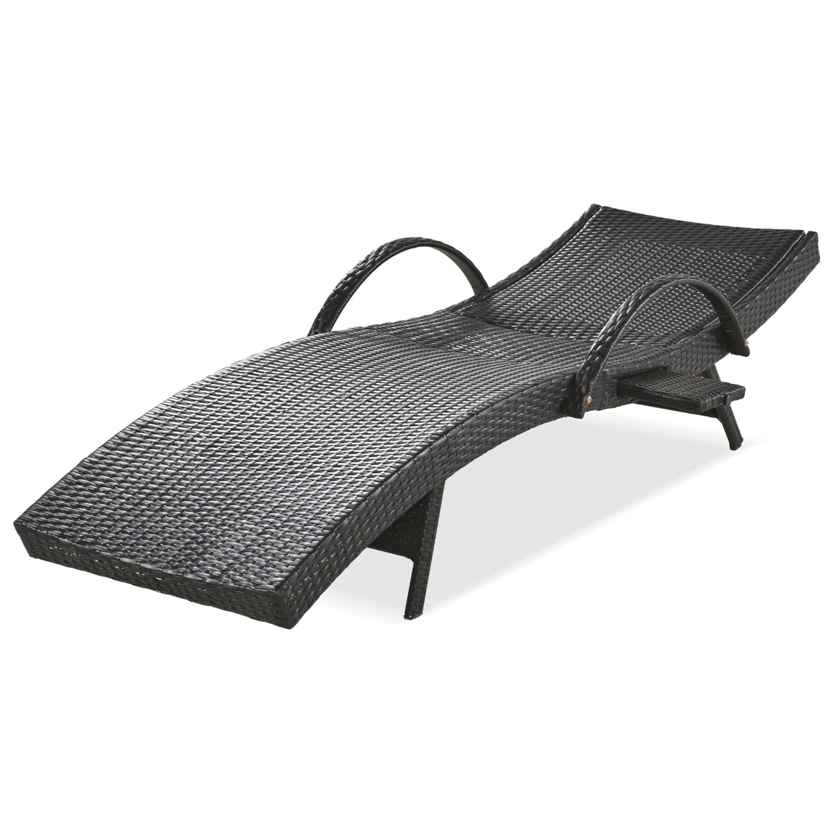 variant-group:rf-n707wf321204aad|Roomfitters 80" Outdoor Wicker Chaise Lounge Chairs, Set of 2, Reclining Patio Chairs with Pull-Out Table, Dark Brown