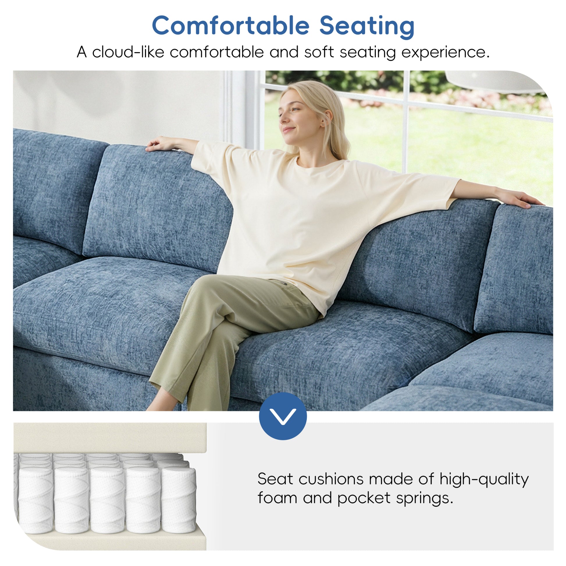 variant-group:rf-n723s9792k|Roomfitters 129 Inch Oversized U-Shaped Modular Sectional Sofa, Large Upholstered Living Room Seating Couch Furniture, Blue