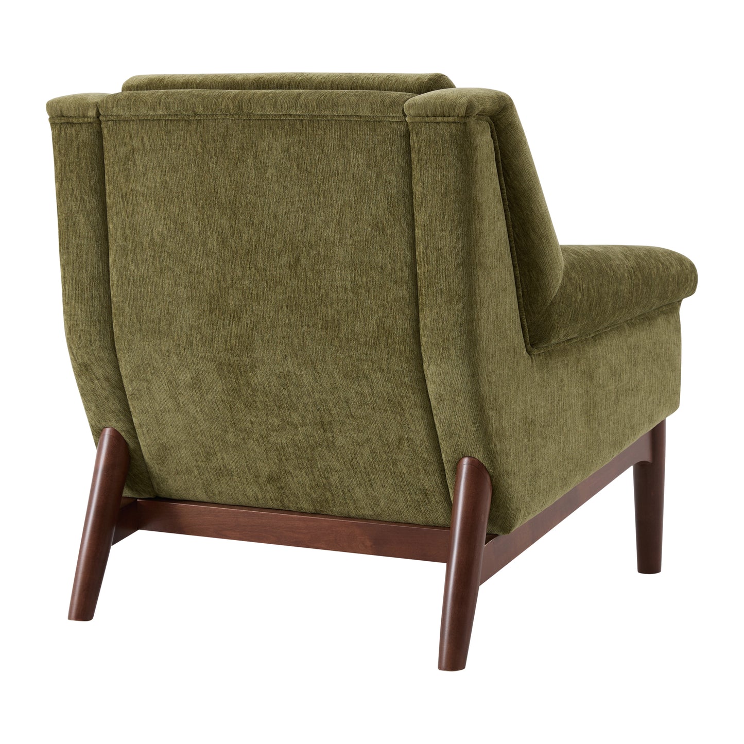 variant-group:rf-n723p426251g|Roomfitters Mid-Century Modern Textured Upholstered Accent Chair, Comfy Armchair with Sturdy Solid Wood Legs for Home, Green