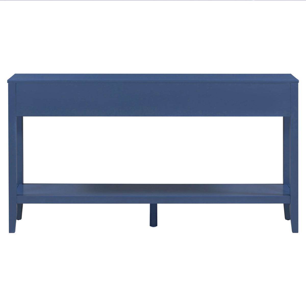 variant-group:rf-n711p410445v|Roomfitters 59.1" Farmhouse Entryway Table with 3 Drawers, Slim Console Sofa Table with Open Shelf for Hallway, Navy Blue