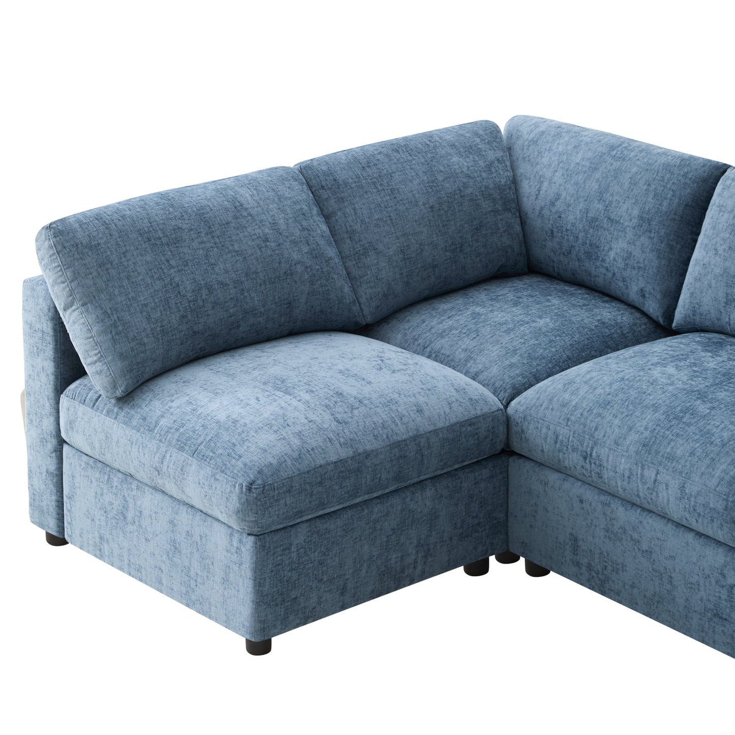 variant-group:rf-n723s9792k|Roomfitters 129 Inch Oversized U-Shaped Modular Sectional Sofa, Large Upholstered Living Room Seating Couch Furniture, Blue